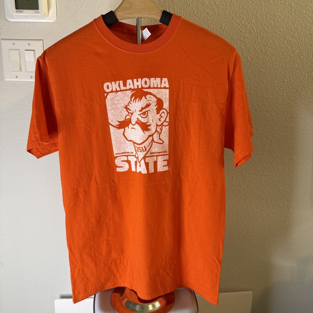 Oklahoma State Cowboys‎ Jerzees T-shirt Orange Size M